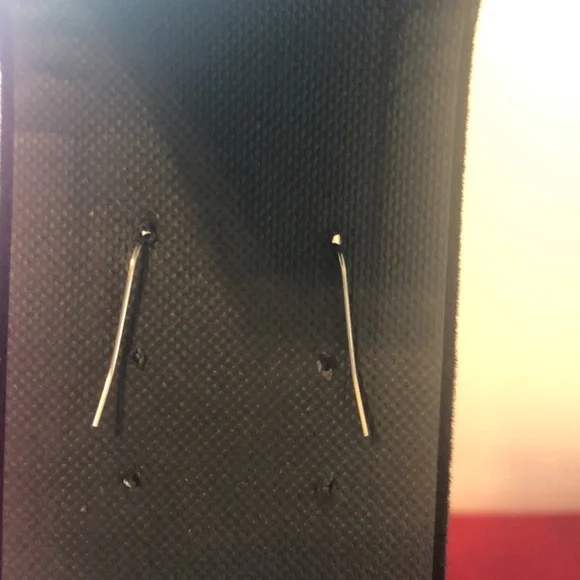 Gently Used-Pair of beautiful flowers of 5 faux albacore petals & 6 glass balls - Picture 2 of 2